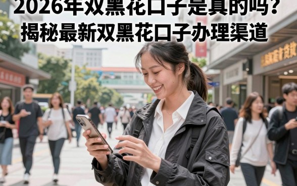 2026年双黑花口子是真的吗？揭秘最新双黑花口子办理渠道
