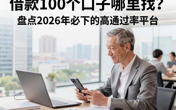 借款100个口子哪里找?盘点2026年必下的高通过率平台