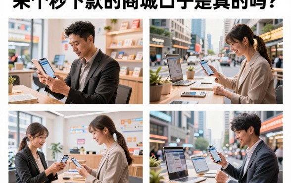 来个秒下款的商城口子是真的吗?2026最新秒批商城口子大盘点