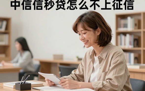 中信信秒贷怎么不上征信,中信信秒贷申请查征信吗