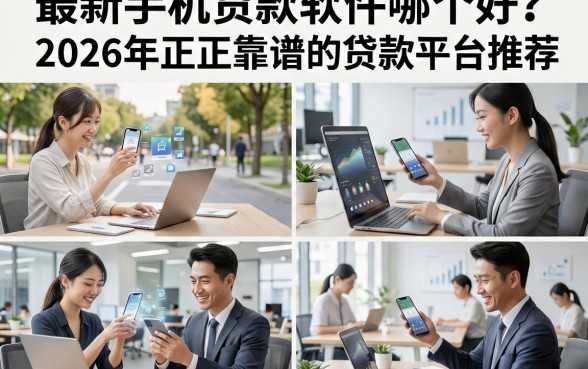 最新手机贷款软件哪个好?2026年正规靠谱的贷款平台推荐