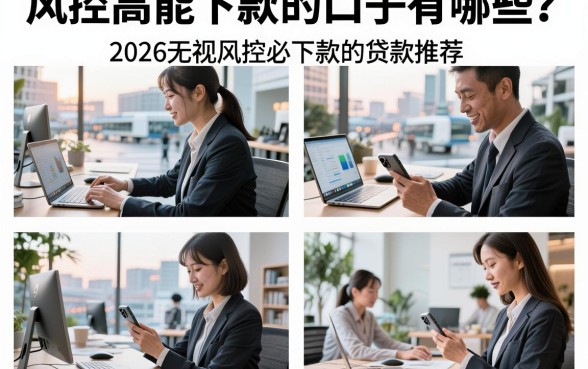 风控高能下款的口子有哪些?2026无视风控必下款的贷款推荐