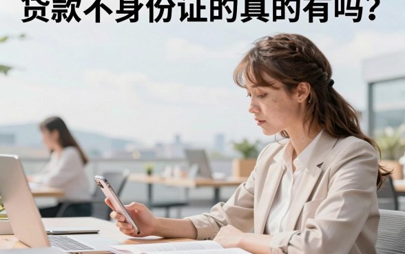 贷款不用身份证的真的有吗?哪里可以办理无抵押贷款