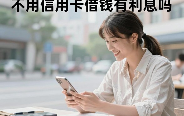 不用信用卡借钱有利息吗，不用信用卡怎么贷款利息低