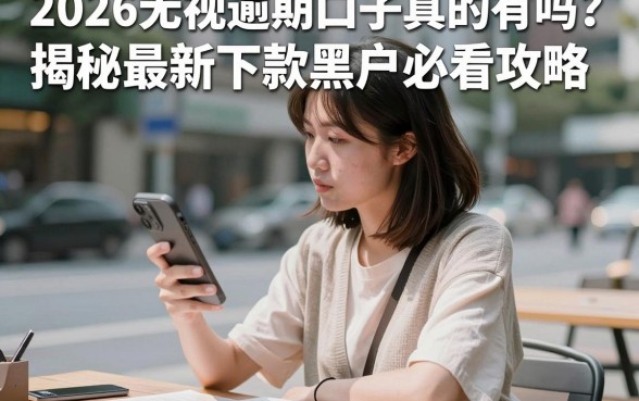 2026无视黑白逾期口子真的有吗?揭秘最新下款黑户必看攻略