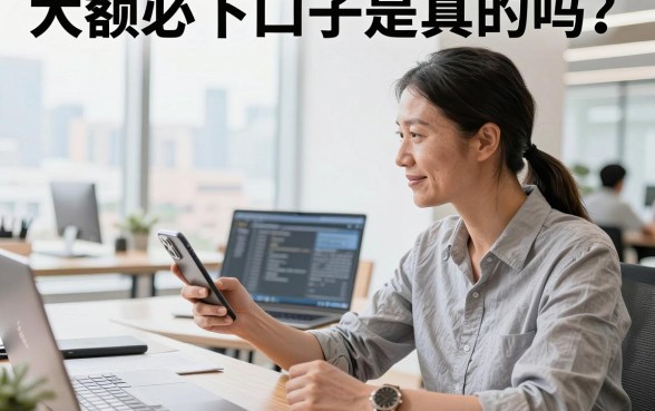 大额必下口子是真的吗?2026年大额贷款不审核直接放款的有吗