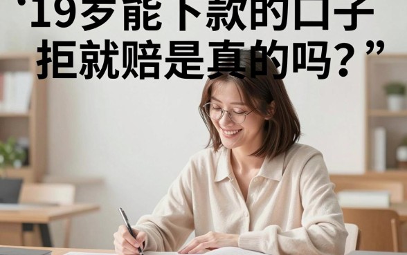 19岁能下款的口子拒就赔是真的吗？哪个平台容易下款？