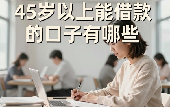 45岁以上能借款的口子有哪些，大龄秒下款平台推荐