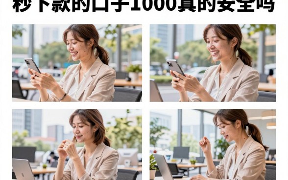 秒下款的口子1000真的安全吗，不看征信能秒下1000的口子有哪些