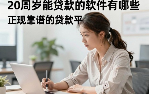 20周岁能贷款的软件有哪些，正规靠谱的贷款平台推荐