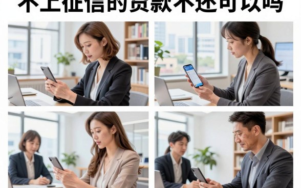 不上征信的贷款不还可以吗，不上征信的网贷不还会有什么后果