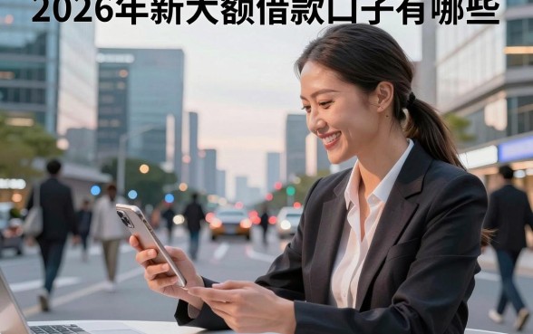 2026年新大额借款口子有哪些，新大额借款口子哪里容易下款？