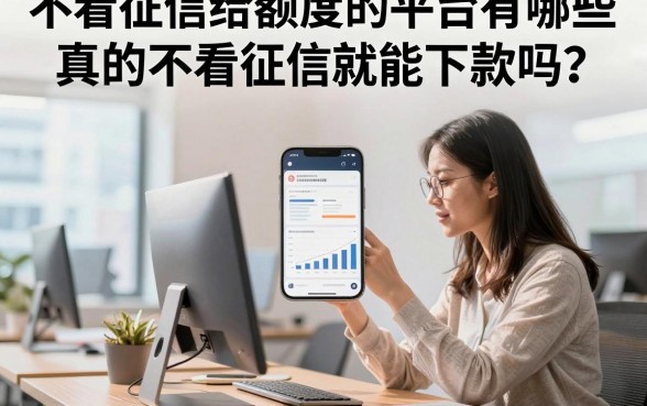 不看征信给额度的平台有哪些,真的不看征信就能下款吗