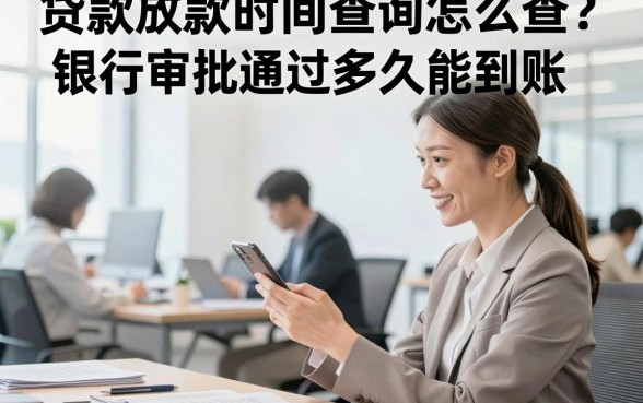 贷款放款时间查询怎么查?银行审批通过多久能到账?