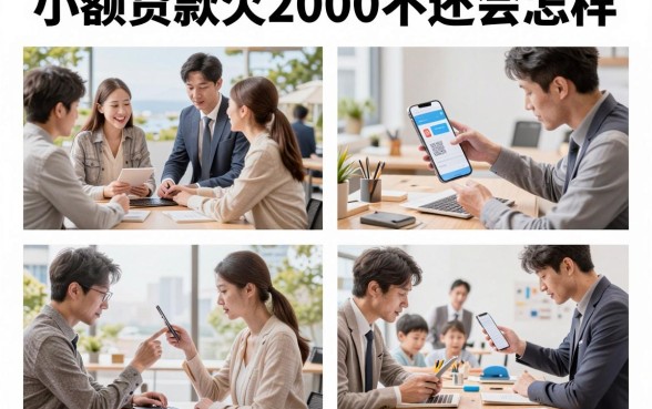 小额贷款欠2000不还会怎样，小额贷款欠2000会上征信吗