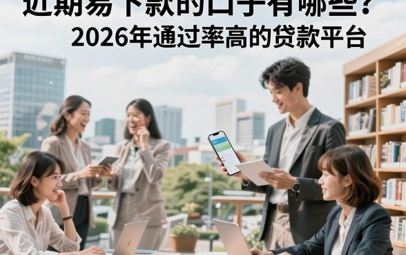近期易下款的口子有哪些?盘点2026年通过率高的贷款平台