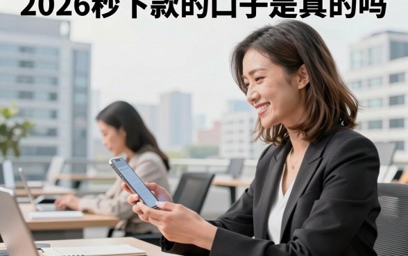 2026秒下款的口子是真的吗,2026年有哪些靠谱的秒下款平台