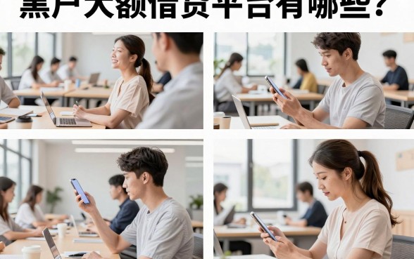 黑户大额借贷平台有哪些？黑户哪里能借到大额资金